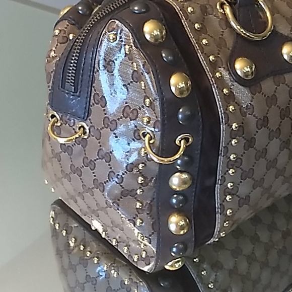 GUCCI BOSTON INDY BABOUSKA GG CRYSTAL  BAG - Picture 12 of 12